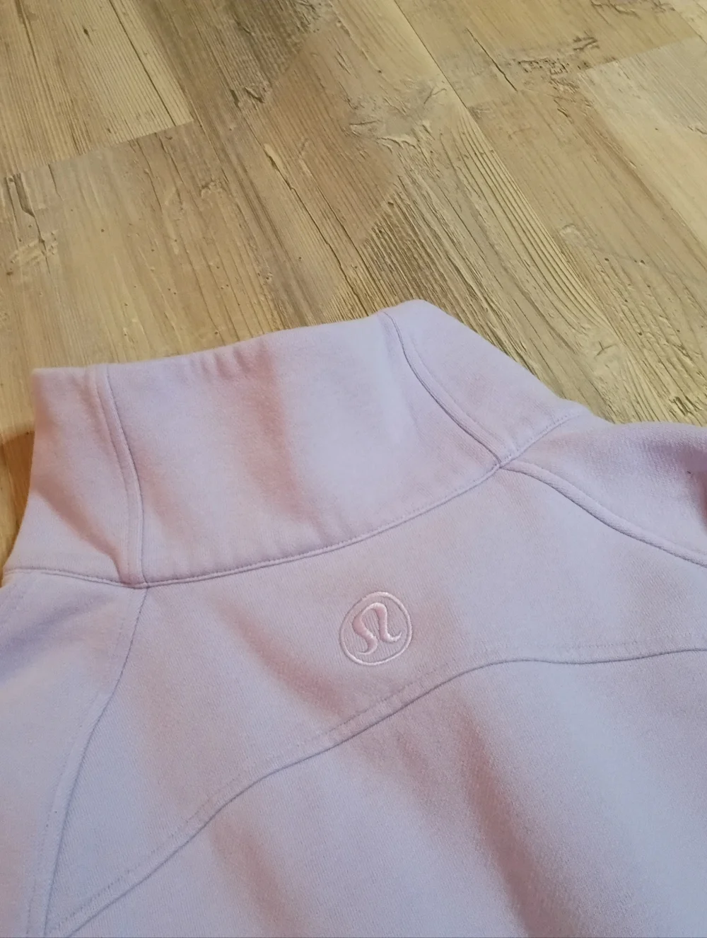 lululemon athletica Lavender Half-Zip Cropped Sweatshirt